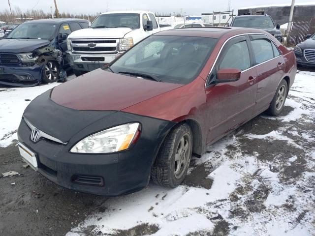 1HGCM56796A090188 - 2006 HONDA ACCORD EX MAROON photo 1