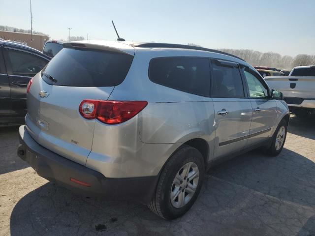 1GNKVFEDXCJ360813 - 2012 CHEVROLET TRAVERSE LS SILVER photo 3