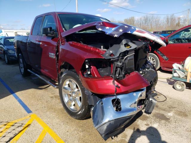 1C6RR7GGXHS644752 - 2017 RAM 1500 SLT MAROON photo 4