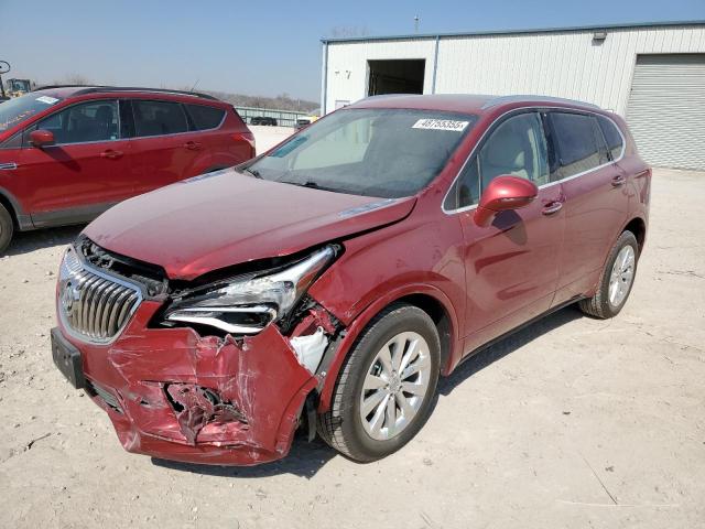 LRBFX2SA8JD005415 - 2018 BUICK ENVISION ESSENCE أحمر صورة 1