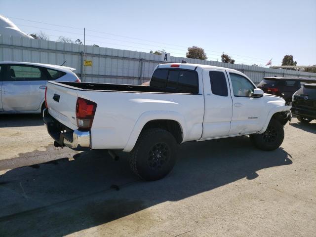 5TFRZ5CN9KX073556 - 2019 TOYOTA TACOMA ACCESS CAB WHITE photo 3