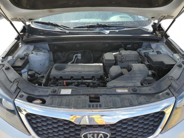 5XYKT3A15CG284779 - 2012 KIA SORENTO BASE SILVER photo 11