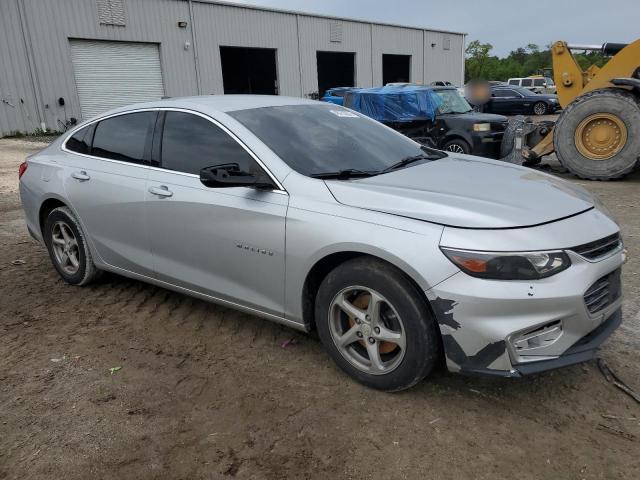 1G1ZB5ST6HF173240 - 2017 CHEVROLET MALIBU LS SILVER photo 4