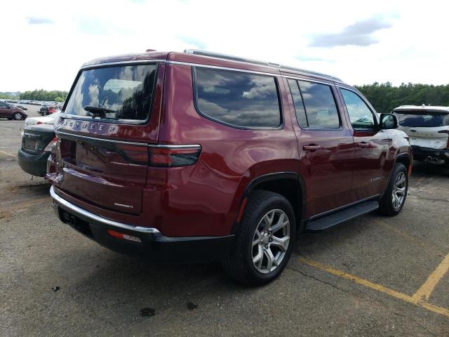 1C4SJVBT6NS136784 - 2022 JEEP WAGONEER SERIES II MAROON photo 3