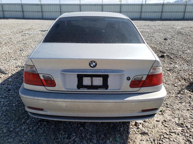 WBABN33462PG54652 - 2002 BMW 325CI CI SILVER photo 6