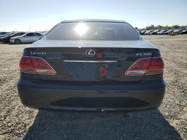 JTHBA30GX65146839 - 2006 LEXUS ES 330 BLACK photo 6