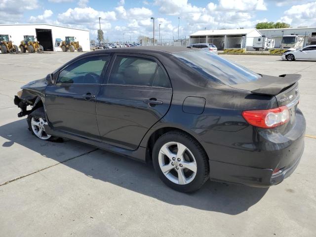 2T1BU4EEXBC655719 - 2011 TOYOTA COROLLA BASE BLACK photo 2