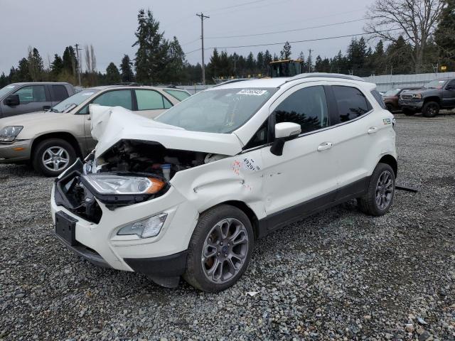 MAJ3S2KE9KC253305 - 2019 FORD ECOSPORT TITANIUM WHITE photo 1