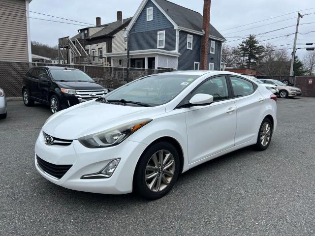 5NPDH4AE3EH470903 - 2014 HYUNDAI ELANTRA SE WHITE photo 2