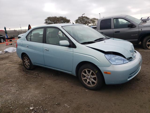 JT2BK12U220052153 - 2002 TOYOTA PRIUS BLUE photo 4