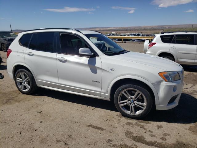 5UXWX7C52DL979853 - 2013 BMW X3 XDRIVE35I WHITE photo 4