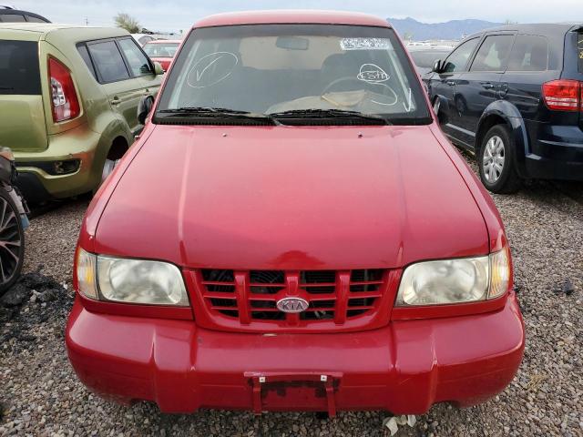 KNDJB6231X5575875 - 1999 KIA SPORTAGE RED photo 5