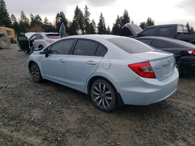 19XFB2F51CE365379 - 2012 HONDA CIVIC LX BLUE photo 2