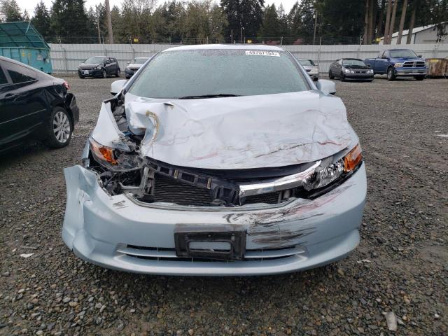 19XFB2F51CE365379 - 2012 HONDA CIVIC LX BLUE photo 5