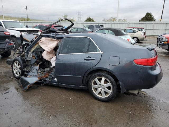 1HGCM66545A051107 - 2005 HONDA ACCORD EX BLUE photo 2