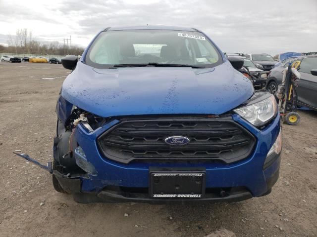 MAJ6S3FL5NC462315 - 2022 FORD ECOSPORT S BLUE photo 5