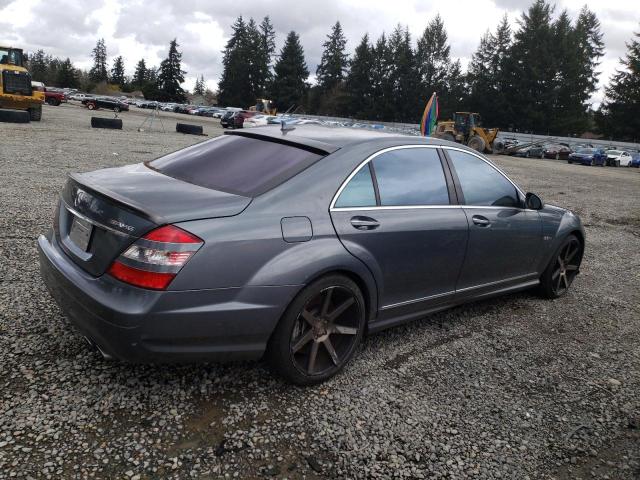 WDDNG77X59A253065 - 2009 MERCEDES-BENZ S 63 AMG GRAY photo 3