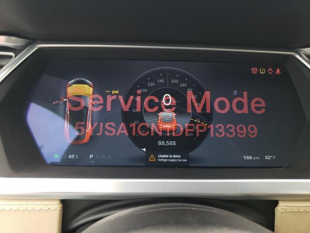 5YJSA1CN1DFP13399 - 2013 TESLA MODEL S წითელი ფოტო 9