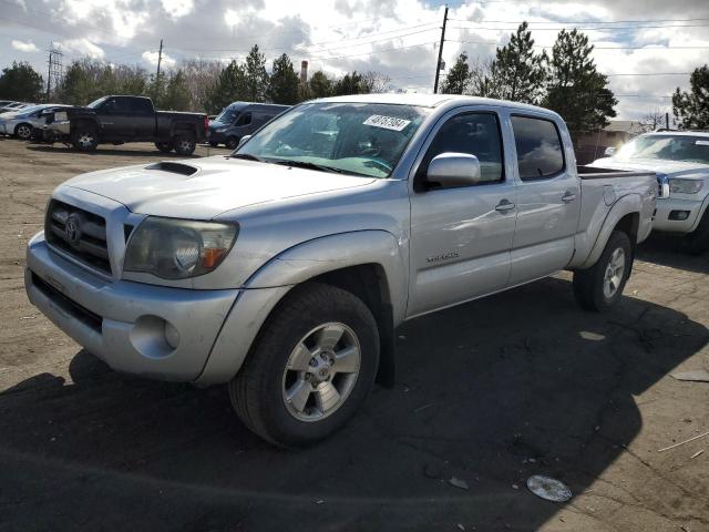 3TMMU4FNXAM017449 - 2010 TOYOTA TACOMA DOUBLE CAB LONG BED SILVER photo 1