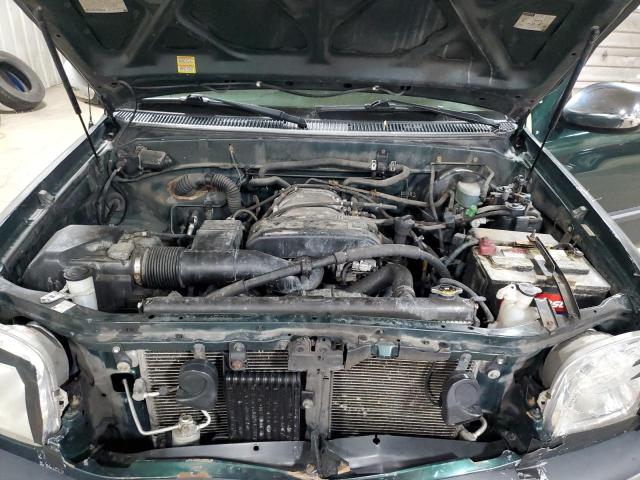 5TBRT34142S301561 - 2002 TOYOTA TUNDRA ACCESS CAB მწვანე ფოტო 11