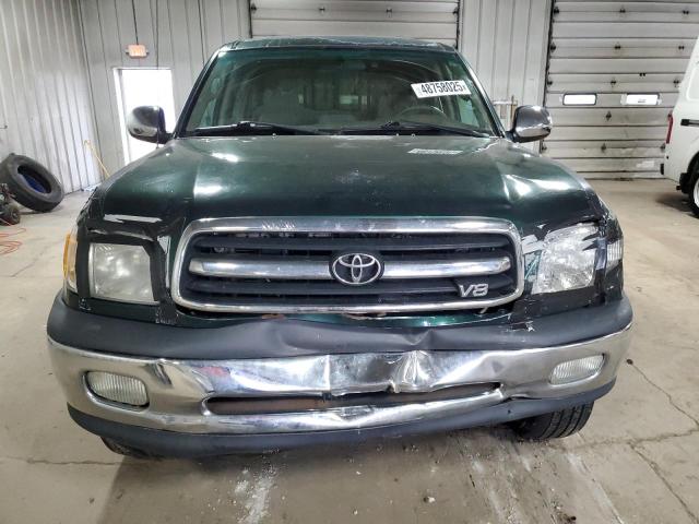 5TBRT34142S301561 - 2002 TOYOTA TUNDRA ACCESS CAB მწვანე ფოტო 5