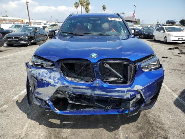 5YM13EC09N9L69499 - 2022 BMW X3 M BLUE photo 5