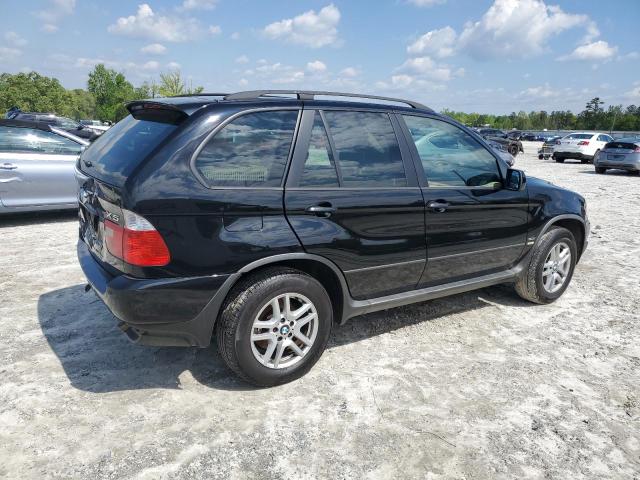 5UXFA13585LY19590 - 2005 BMW X5 3.0I BLACK photo 3