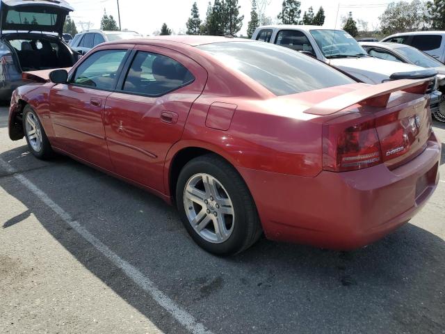 2B3KA53H27H617430 - 2007 DODGE CHARGER R/T RED photo 2