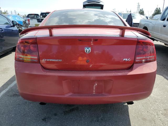 2B3KA53H27H617430 - 2007 DODGE CHARGER R/T RED photo 6
