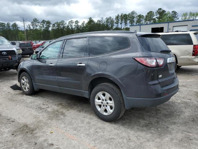 1GNKRFED0FJ165974 - 2015 CHEVROLET TRAVERSE LS GRAY photo 2