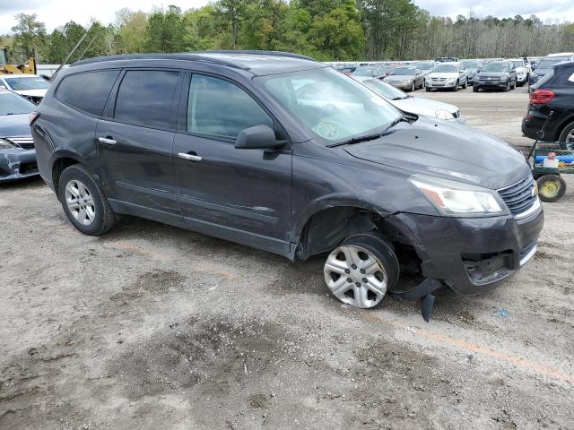 1GNKRFED0FJ165974 - 2015 CHEVROLET TRAVERSE LS GRAY photo 4