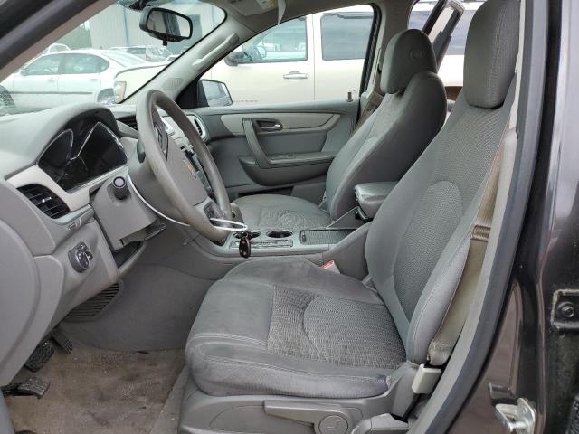 1GNKRFED0FJ165974 - 2015 CHEVROLET TRAVERSE LS GRAY photo 7