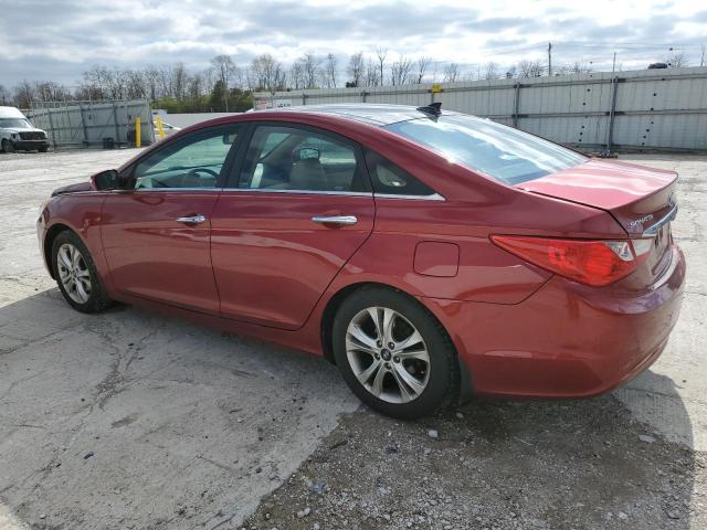 5NPEC4AC5DH792975 - 2013 HYUNDAI SONATA SE RED photo 2