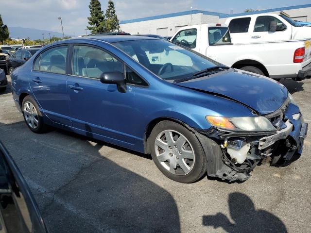 1HGFA16536L030893 - 2006 HONDA CIVIC LX BLUE photo 4