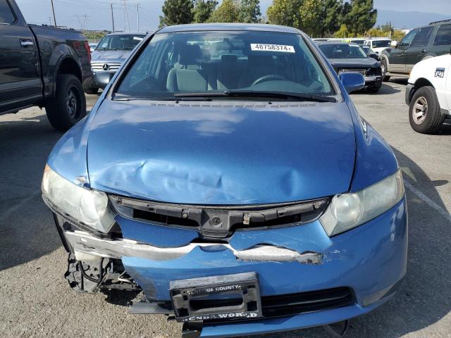 1HGFA16536L030893 - 2006 HONDA CIVIC LX BLUE photo 5