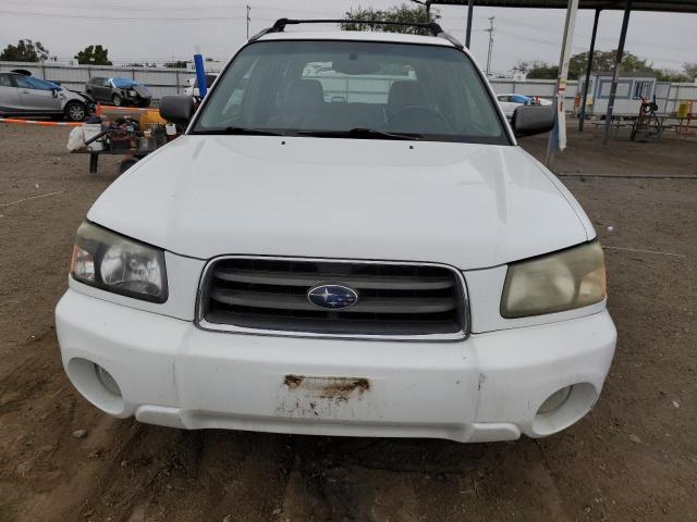 JF1SG65624H746192 - 2004 SUBARU FORESTER 2.5XS Սպիտակ լուսանկար 5