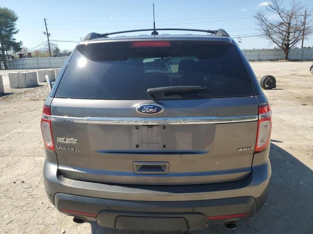 1FMHK8F80CGA16246 - 2012 FORD EXPLORER LIMITED GRAY photo 6