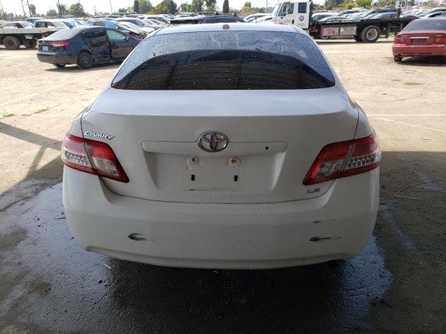 4T4BF3EK7BR209705 - 2011 TOYOTA CAMRY BASE WHITE photo 6