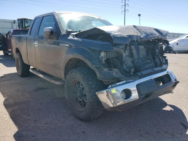 1FTFX1ETXCFB87828 - 2012 FORD F150 SUPER CAB BLACK photo 4