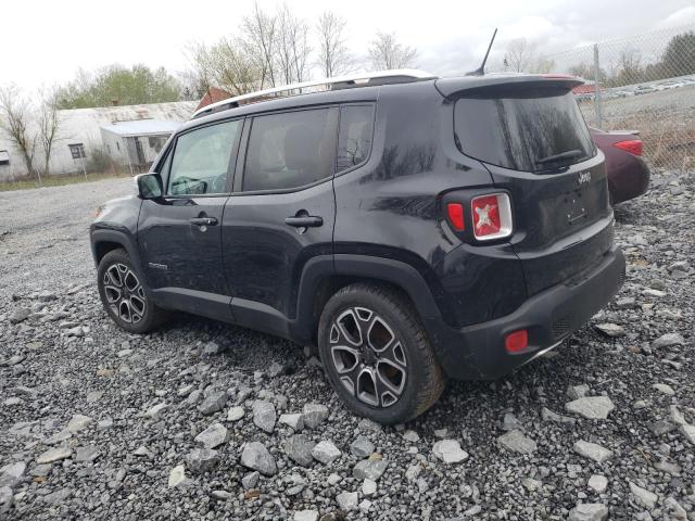 ZACCJADT9GPC82664 - 2016 JEEP RENEGADE LIMITED BLACK photo 2