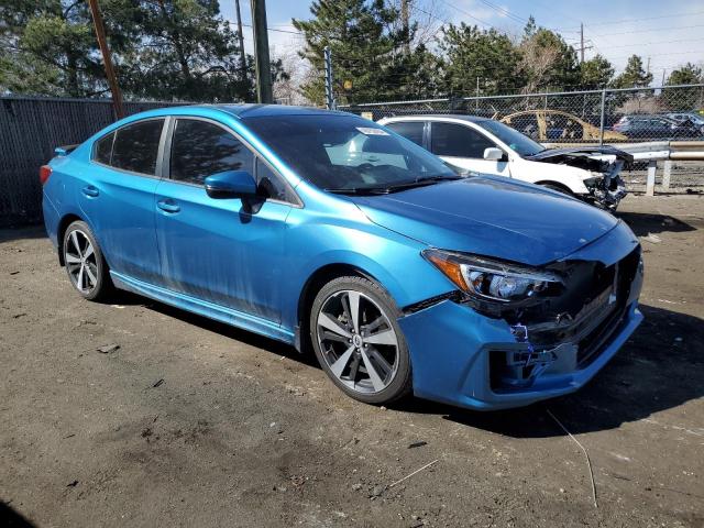 4S3GKAK61J3604687 - 2018 SUBARU IMPREZA SPORT BLUE photo 4