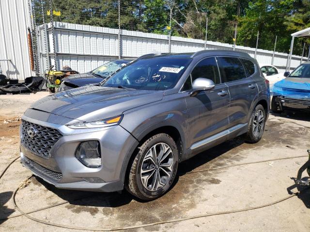 5NMS53AA7KH133523 - 2019 HYUNDAI SANTA FE LIMITED GRAY photo 1