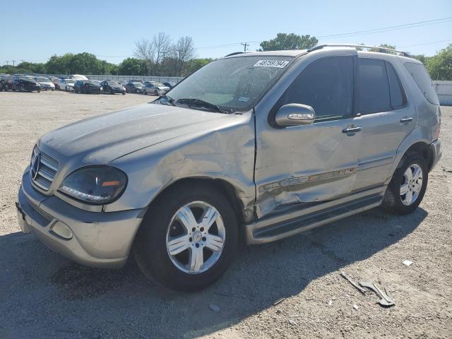 4JGAB57E85A554476 - 2005 MERCEDES-BENZ ML 350 SILVER photo 1