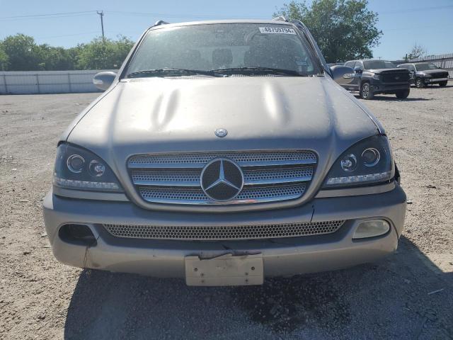 4JGAB57E85A554476 - 2005 MERCEDES-BENZ ML 350 SILVER photo 5