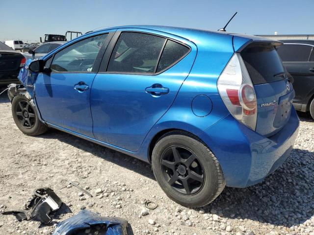 JTDKDTB39E1573227 - 2014 TOYOTA PRIUS C BLUE photo 2