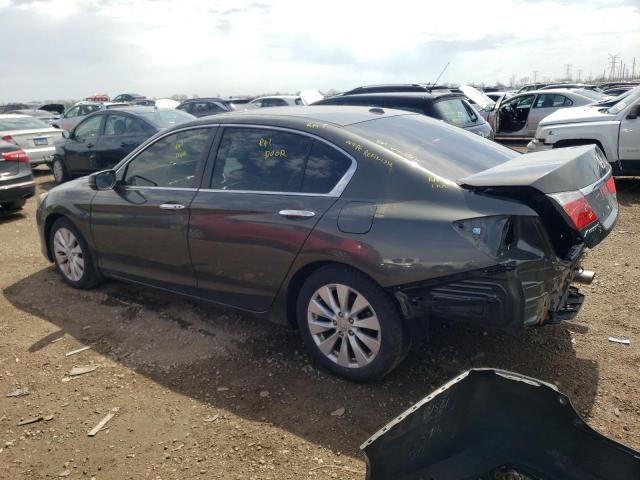 1HGCR2F88DA076935 - 2013 HONDA ACCORD EXL GRAY photo 2