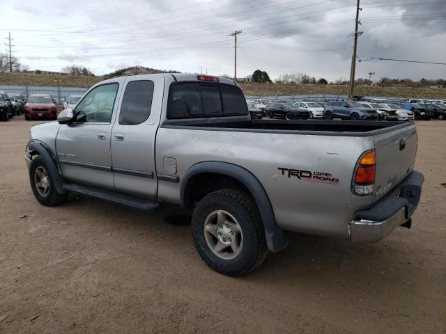 5TBBT44121S185279 - 2001 TOYOTA TUNDRA ACCESS CAB GRAY photo 2