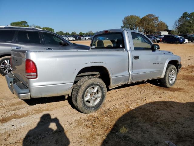 1B7FL36X82S525144 - 2002 DODGE DAKOTA SPORT SILVER photo 3