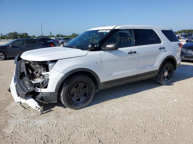 1FM5K8ARXHGA35820 - 2017 FORD EXPLORER POLICE INTERCEPTOR WHITE photo 1