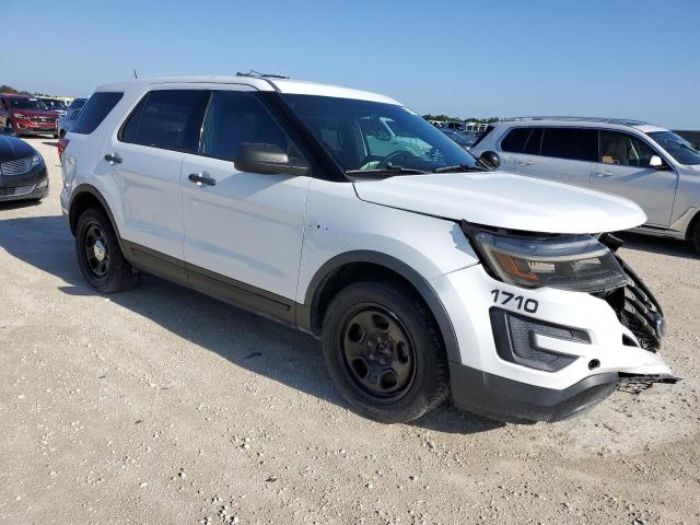 1FM5K8ARXHGA35820 - 2017 FORD EXPLORER POLICE INTERCEPTOR WHITE photo 4